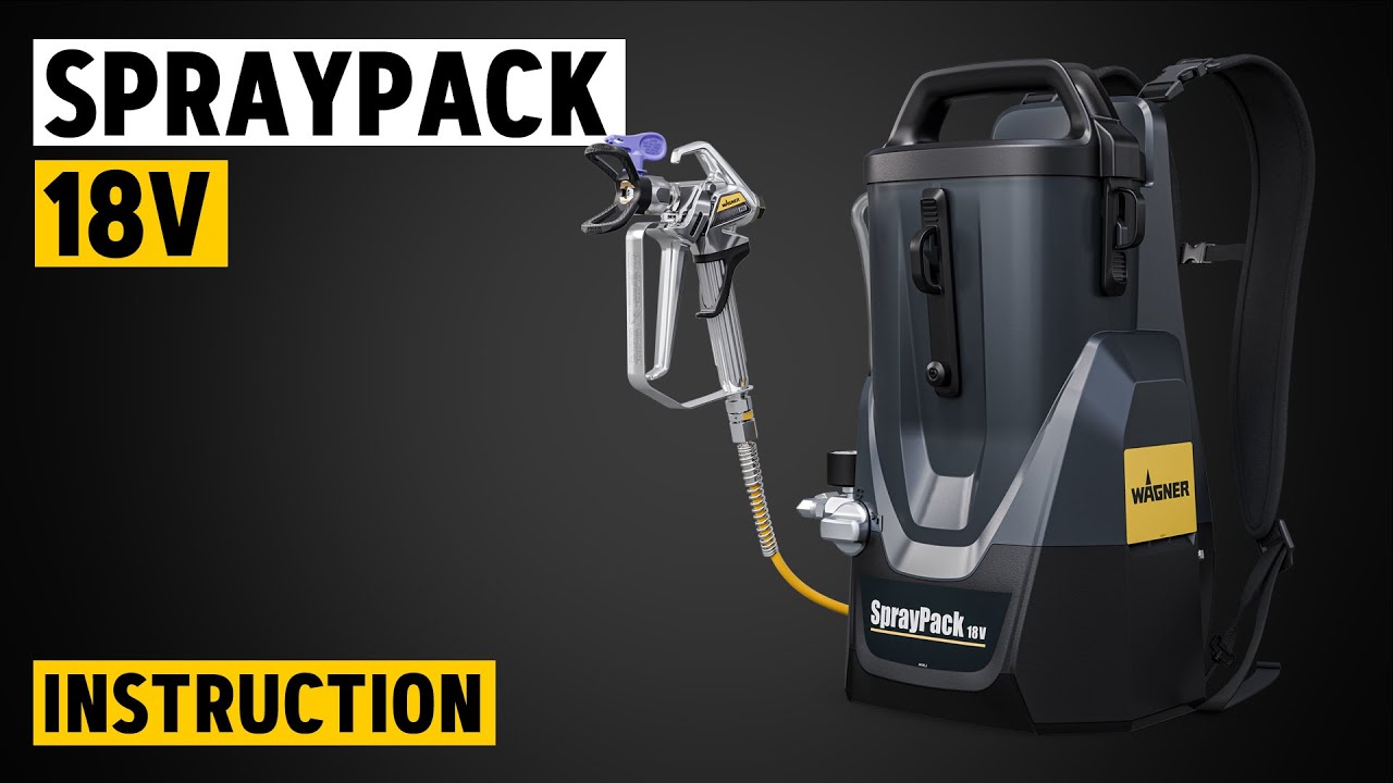 SprayPack 18V -  Mise en service, Application, Nettoyage, Maintenance | WAGNER