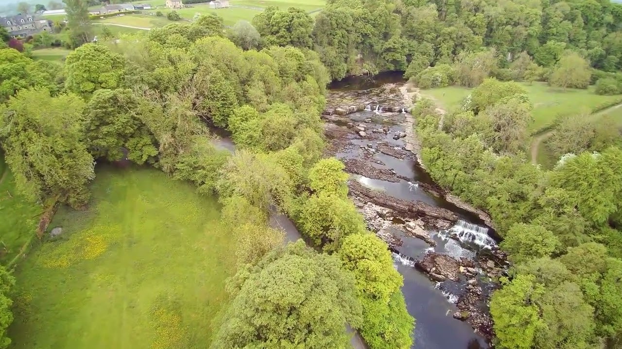 Aysgarth Falls - St Andrews Church - The Old Mill - Drone Junkees U.K