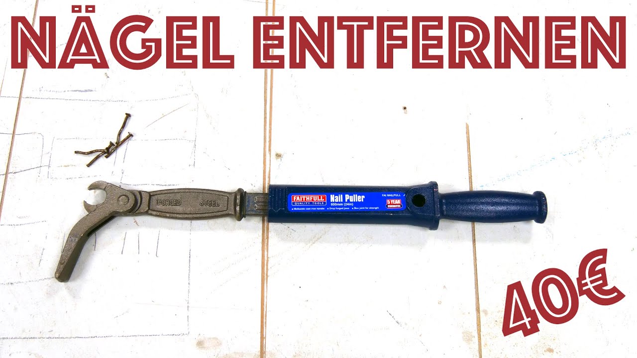 Nagelheber im Test | Das Werkzeug, wenn du Paletten bearbeiten möchtest!