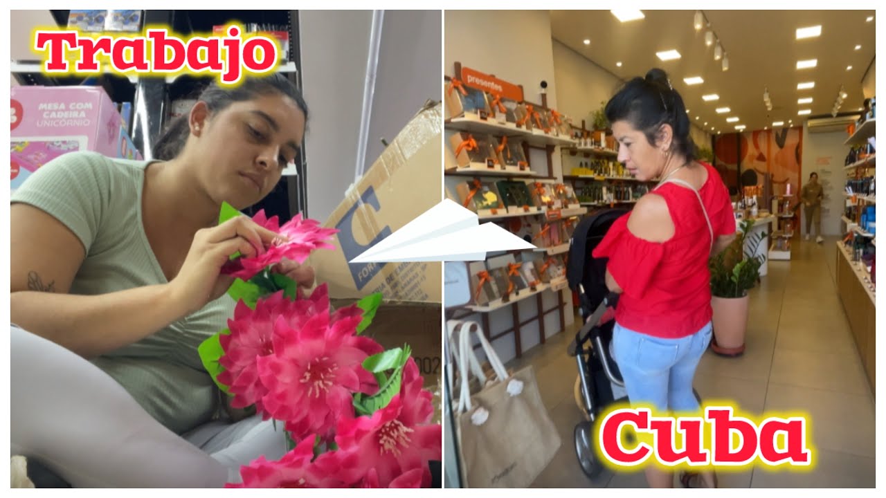 Trabajando! Mi mamá quiere volver para Cuba