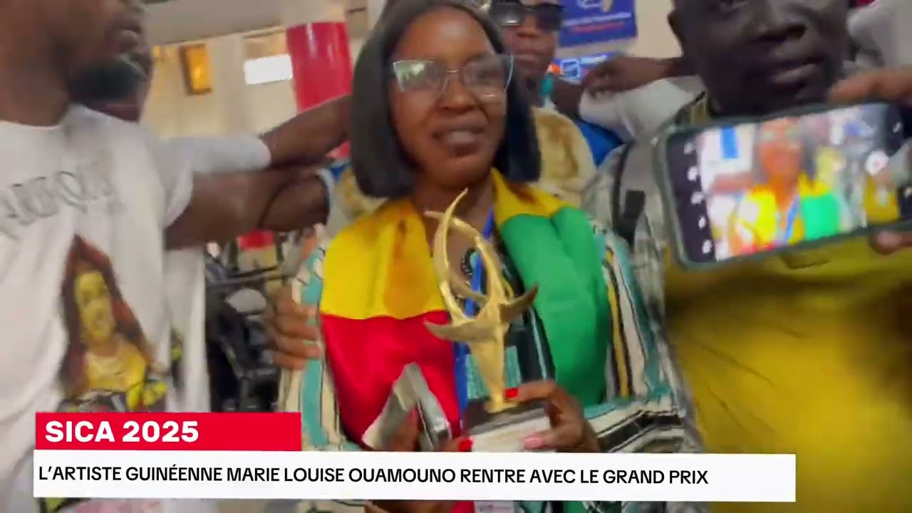 Marie Louise OUAMOUNO - rentre avec un Grand Prix