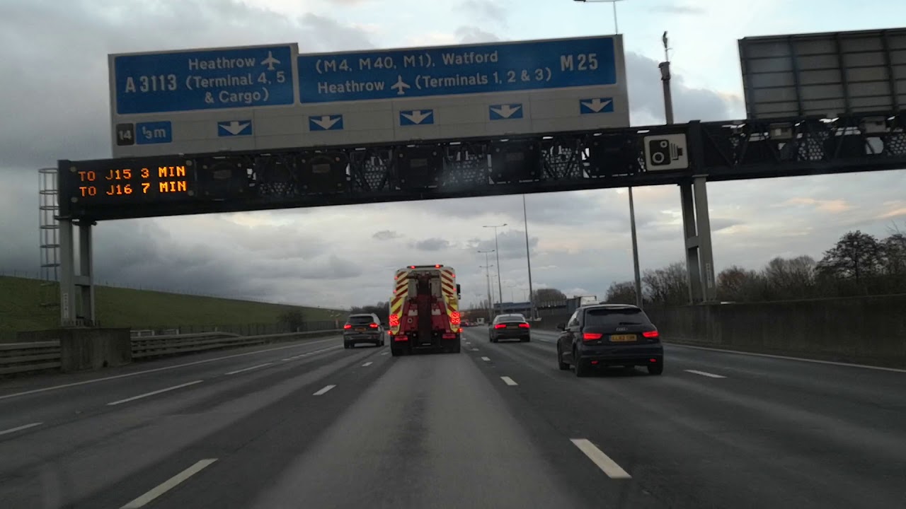 M25 Junction 10 to Junction 16