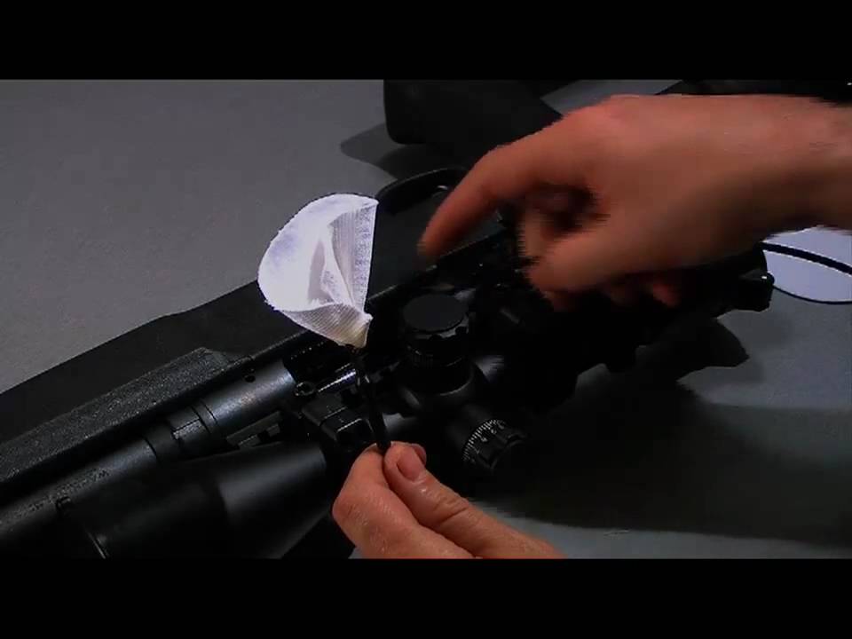 Bolt Action Sniper Rifle Cleaning