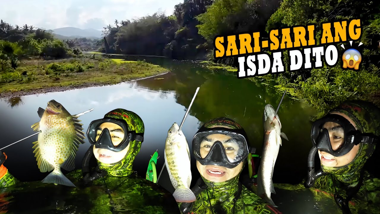 NAGSIMULA SA DAGAT, NATAPOS SA ILOG 😂 | EP 164 | NIGHT SPEARFISHING PHILIPPINES  | Drin's Adventure