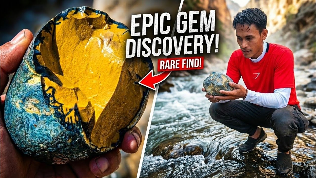 Я расколол речной камень… То, что я обнаружил внутри, — это НЕВЕРОЯТНО!