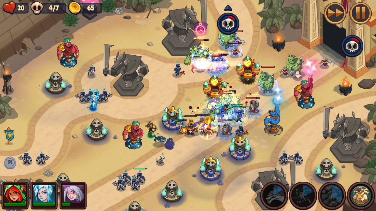 Realm Defense - World 3 Level 80-Pharoah's Finale - Campaign 3 Stars
