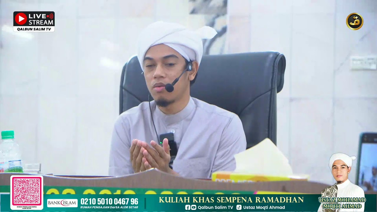 LIVE TAZKIRAH RAMADHAN | UTAZ MOQTI AHMAD