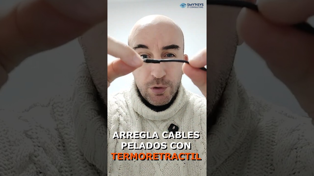 Repara cables pelados en minutos con Termorretráctil 🔌🔥(Fácil y seguro) 