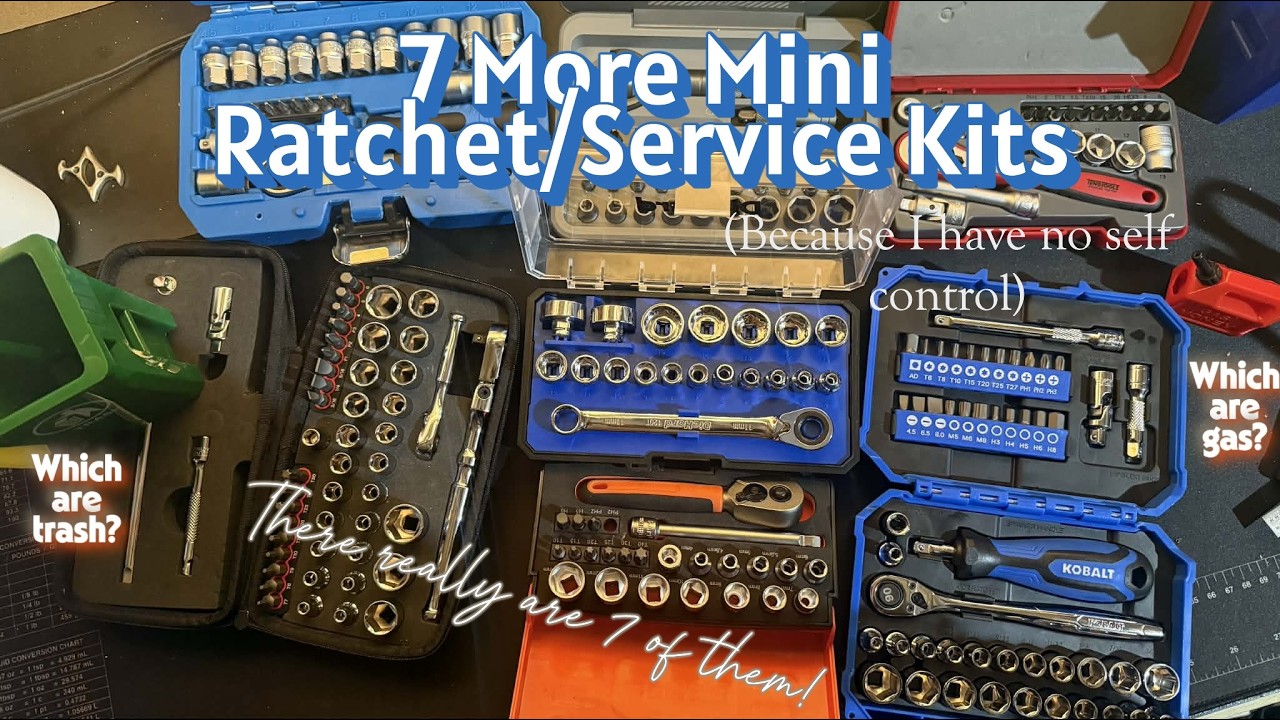 Tool Check 23, 7 More Mini Ratchet/ Small Service Kits