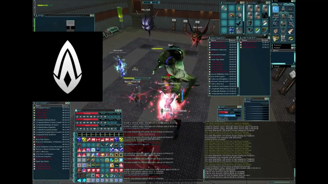 Anarchy online pvp - Tl7 Duels - Meta-Physicist - Metagrrrl