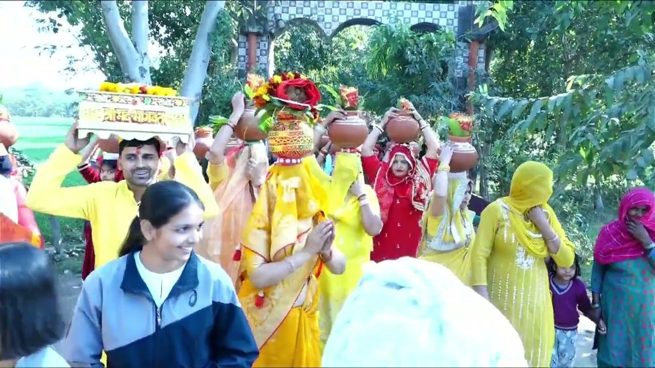 कलस यात्रा : ग्राम - करवन, होडल हरियाणा