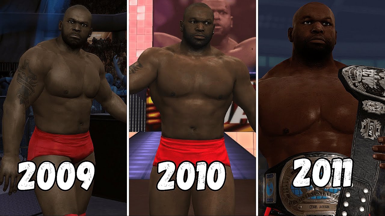 Эволюция Иезекиля Джексона (2009–2011) в играх WWE.