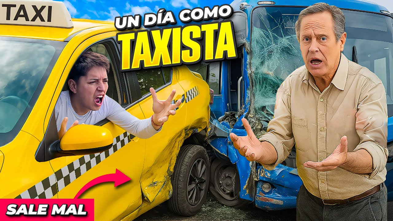 UN DIA DE TAXISTA TERMINA MAL😭💔(ME CHOCARON😔)