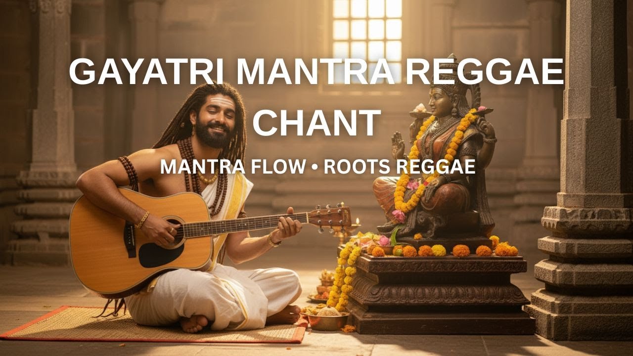 Gayatri Mantra Chanted in Deep Roots Reggae | Calm Spiritual Flow for Focus & Peace