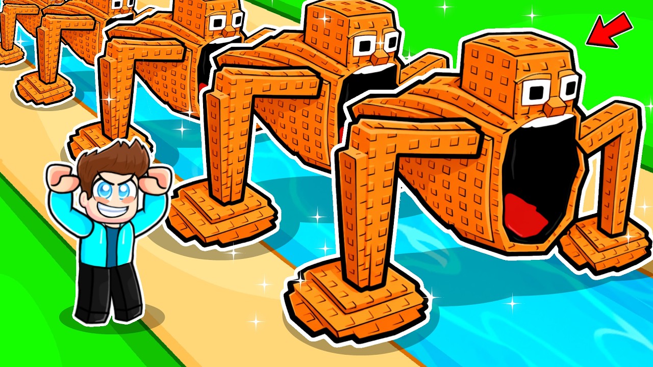 ESCAPING SCARY SEA EATER MONSTER IN ROBLOX !!