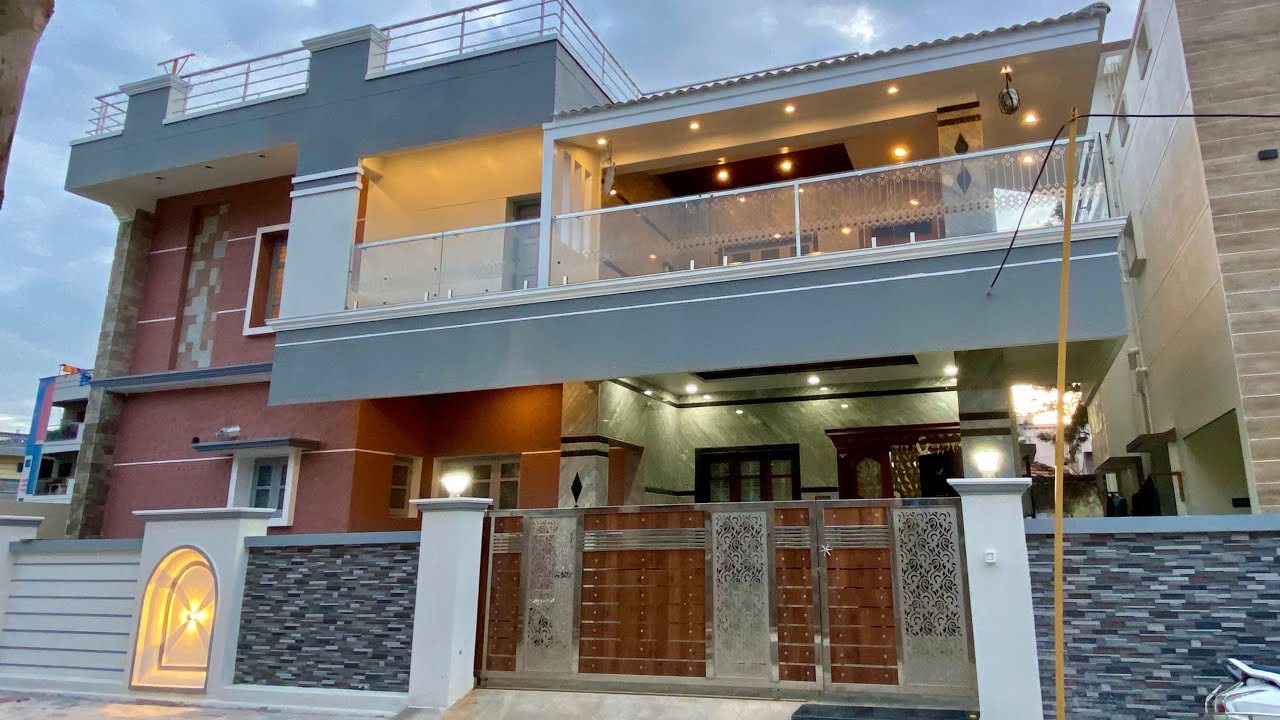 3100sqftல் அழகான 5BHK வீடு | Modern Luxury House with Stylish Interior & Exterior Design | Epi-448