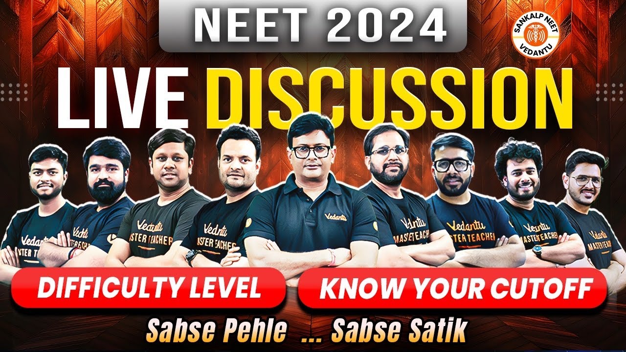 Live!! NEET 2024 Paper Discussion 🔥
