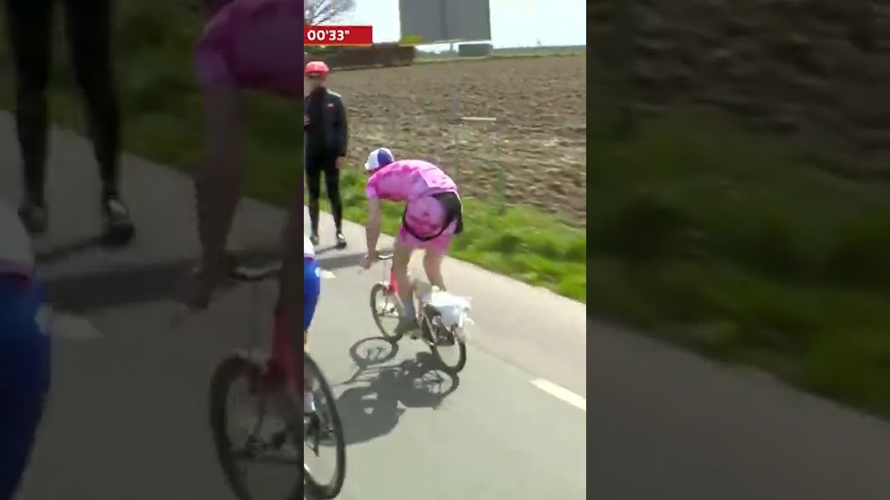 Mniejszy rower = lepsza aerodynamika? 🤔 #shorts