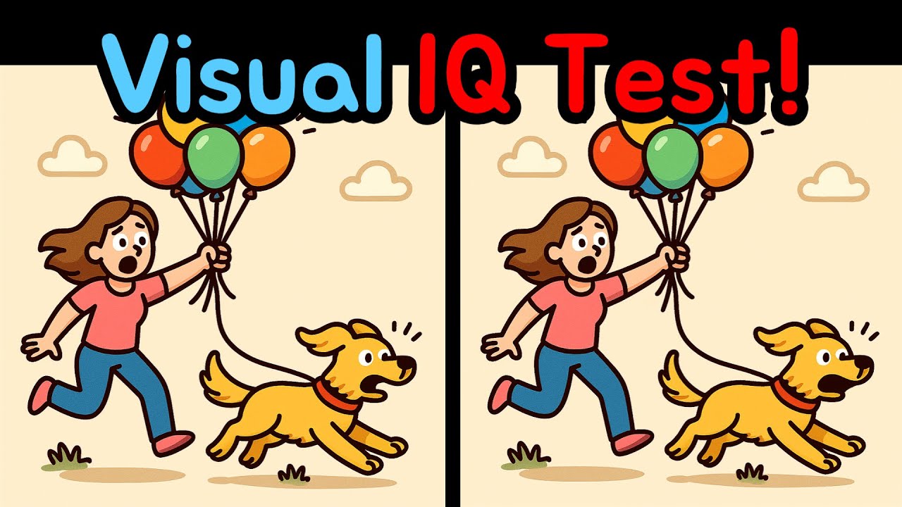 Spot The Difference: Visual IQ Test! [Find The Difference]