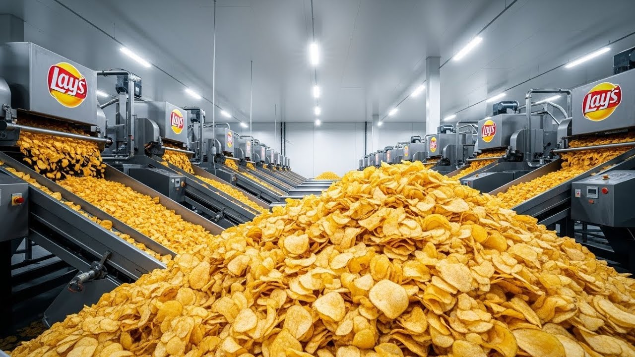 How Lay's Potato Chips Are Made In Factory | The Incredible Process Behind Your Favorite Snack