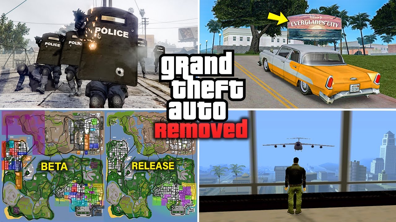 10 УДАЛЕННЫХ функций в играх GTA