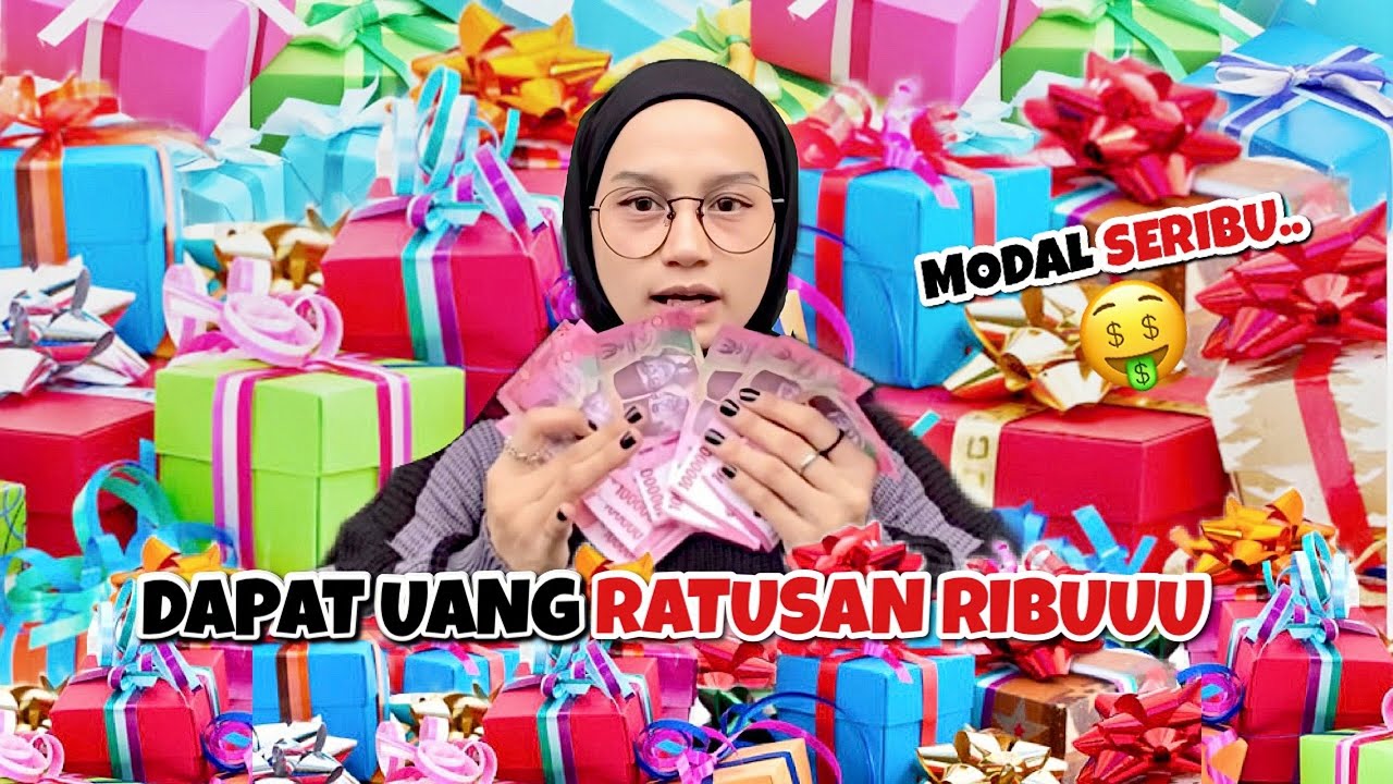 DAPAT UANG RATUSAN RIBU DIKOTAK KADO HARGA SERIBUUU!!