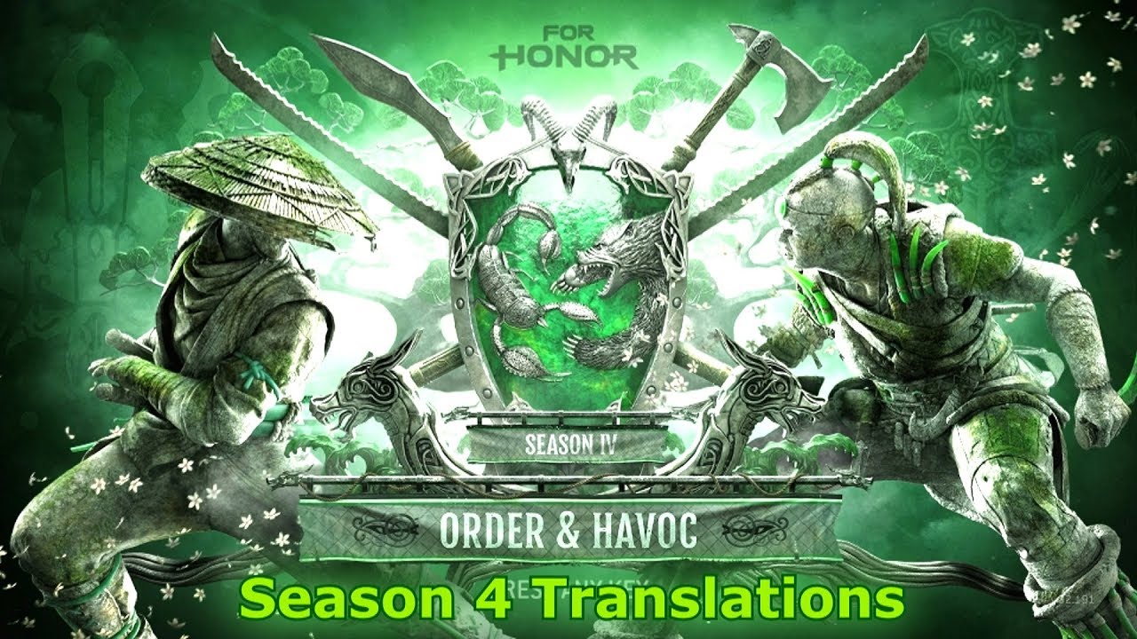 [Season 4] For Honor All Combat Translations (Outdated)