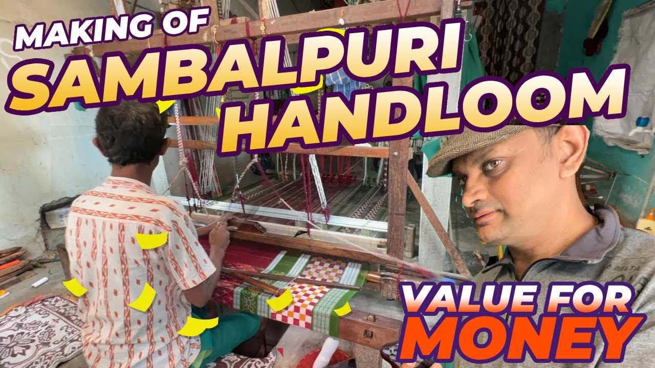 Process of Sambalpuri Saree Weaving | Costly or value for Money 