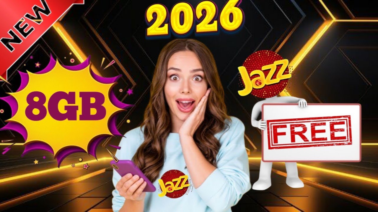 Get Daily Free 8GB internet and free call minutes on jazz | jazz 2026 offer | jazz free internet 