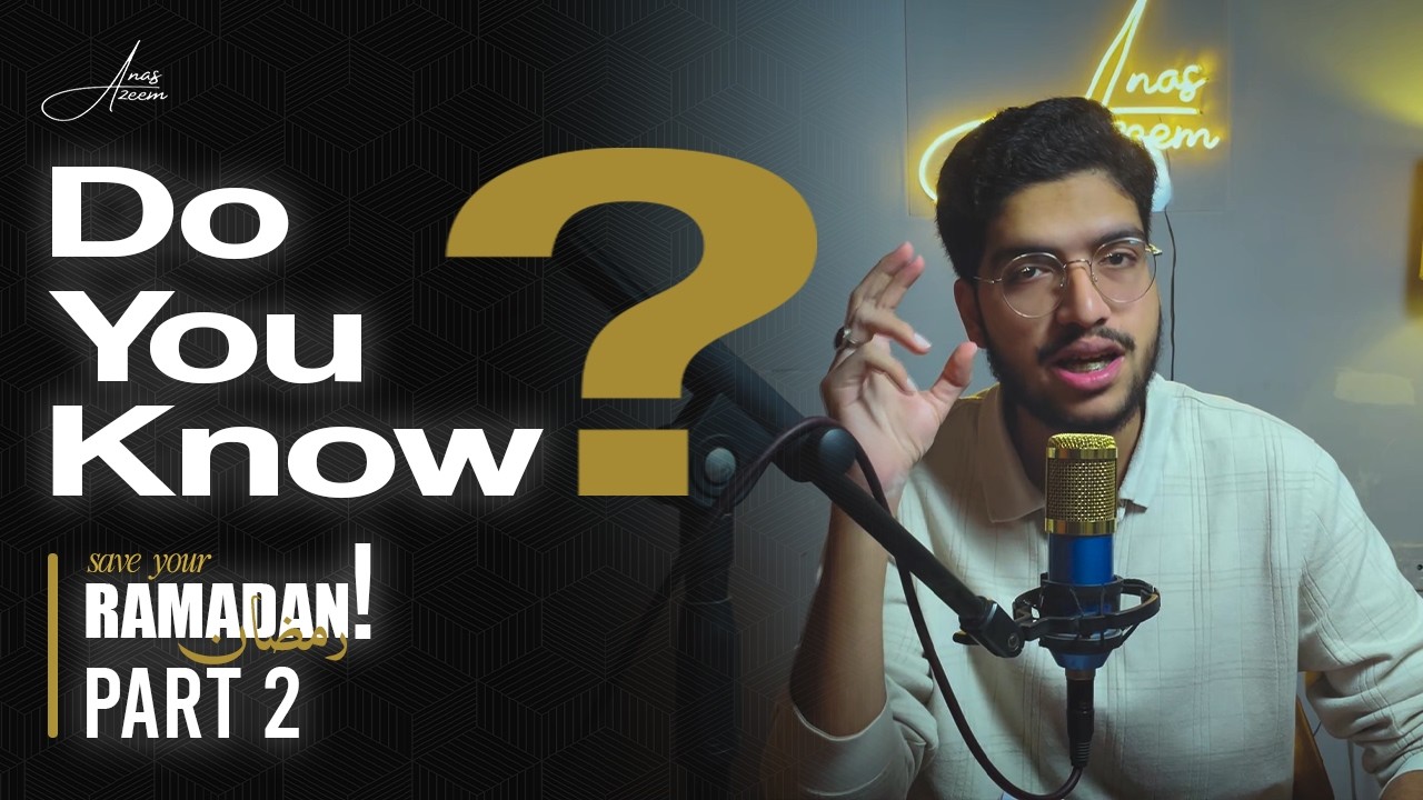 Because of this you are allowed not to fast... | Ramadan Special Video | Part 2 | Anas Azeem
