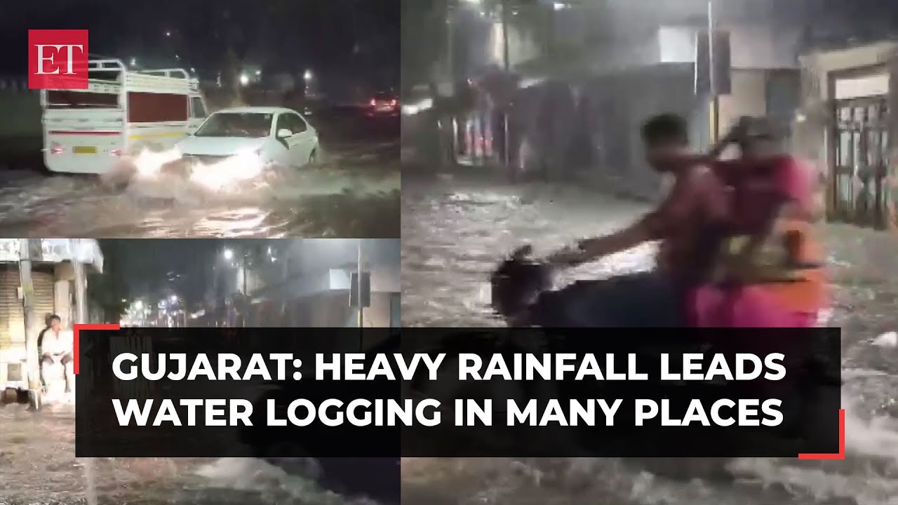 Gujarat floods: Heavy rainfall in Dwarka leads to water logging; IMD predicted thunderstorm