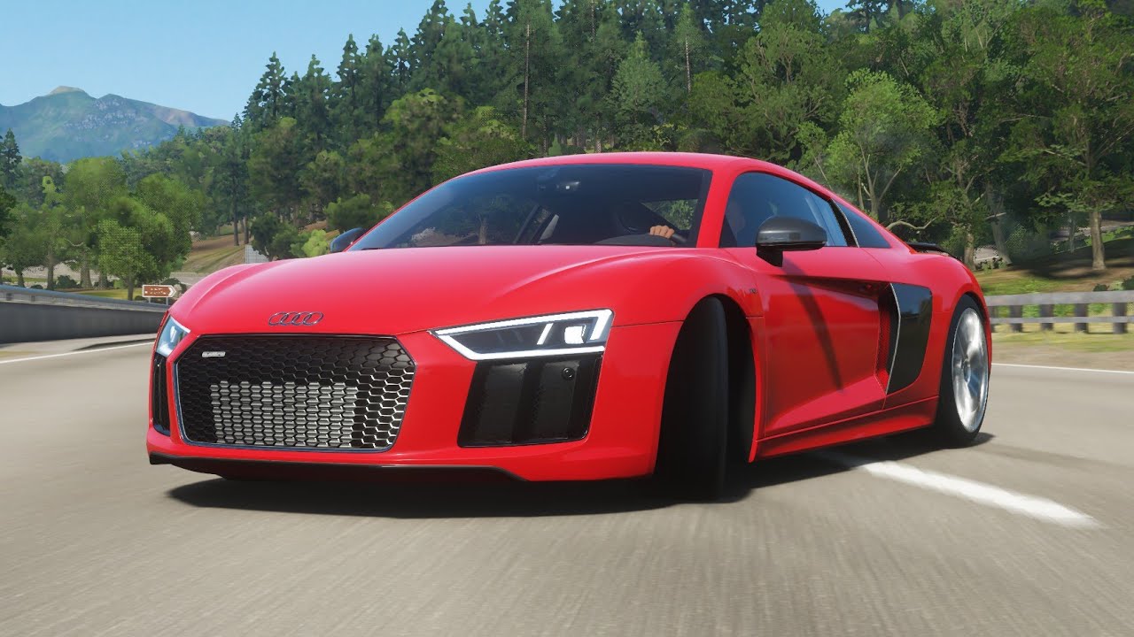 Audi R8 V10 Plus | Геймплей в 4K | Forza Horizon 4 | WIZARD GAMING
