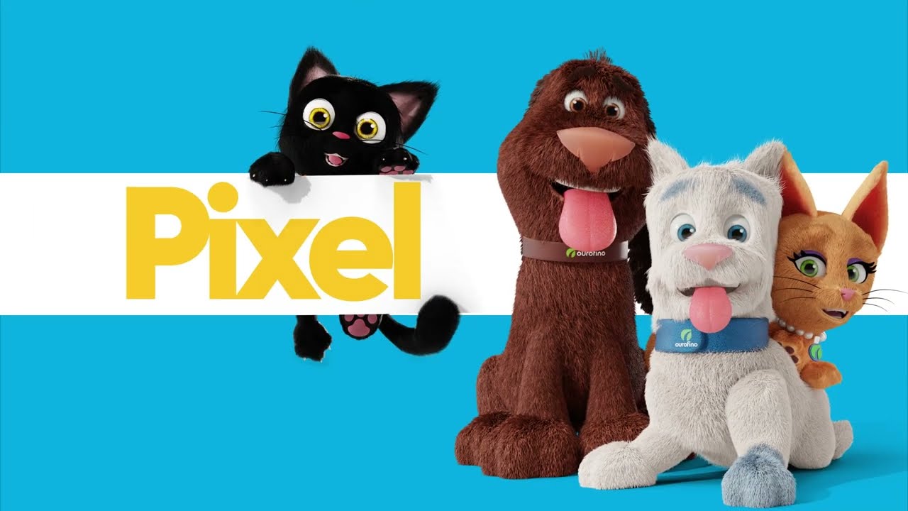 Pixel I Novo mascote Ourofino Pet