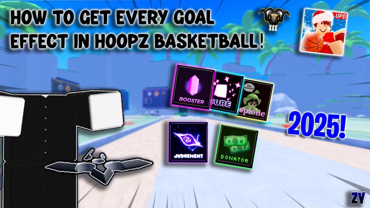 HOW TO GET EVERY HOOPZ GOAL EFFECT 😲 ( Roblox Hoopz )