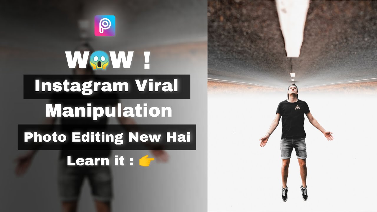 Instagram Viral Manipulation Photo Editing In PicsArt - Rehan Editz