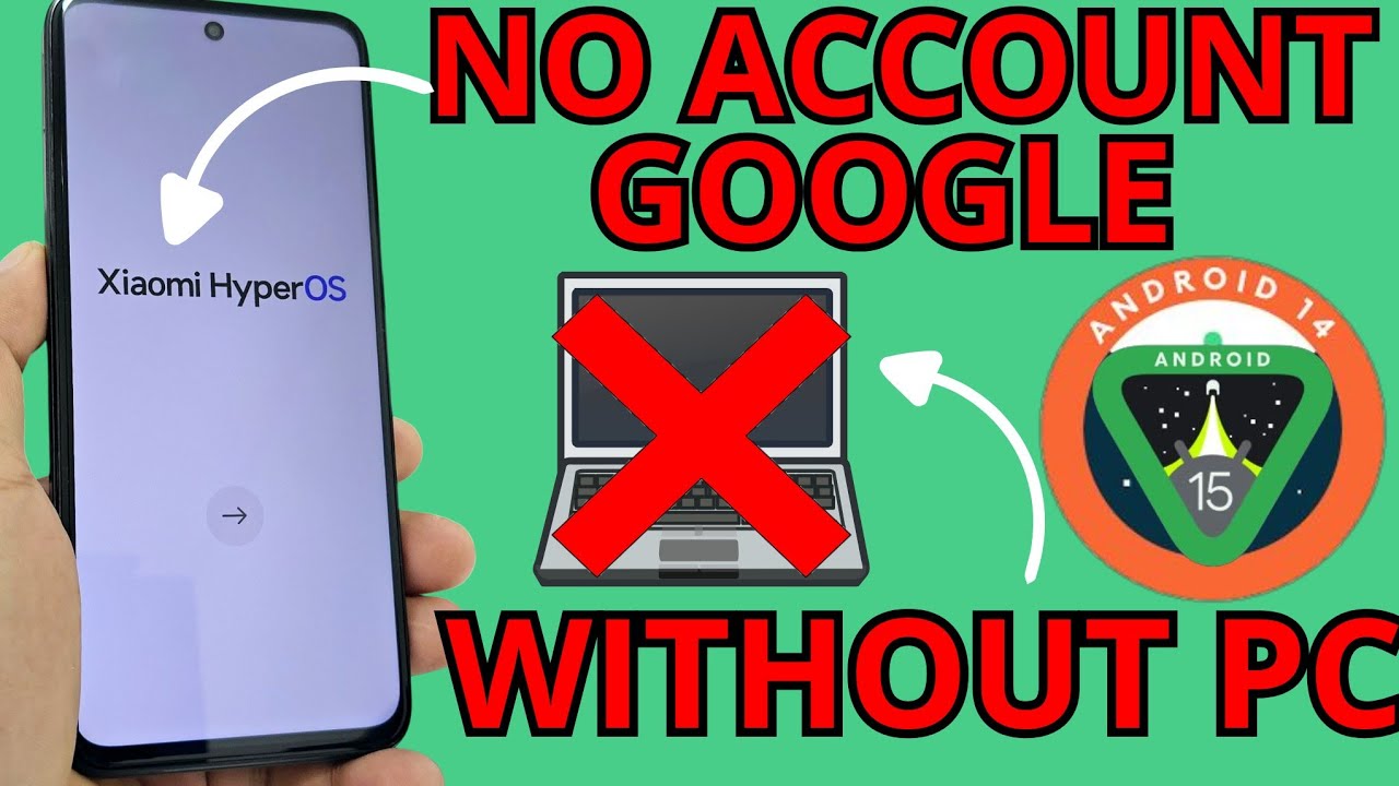 WITHOUT PC REDMI 13 PRO - Xiaomi Redmi Note 13 pro frp bypass account google unlock android 14 - 15
