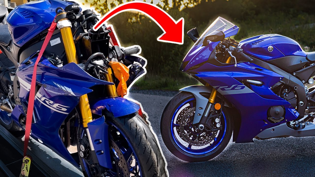 Rebuilding a destroyed 2020 Yamaha R6