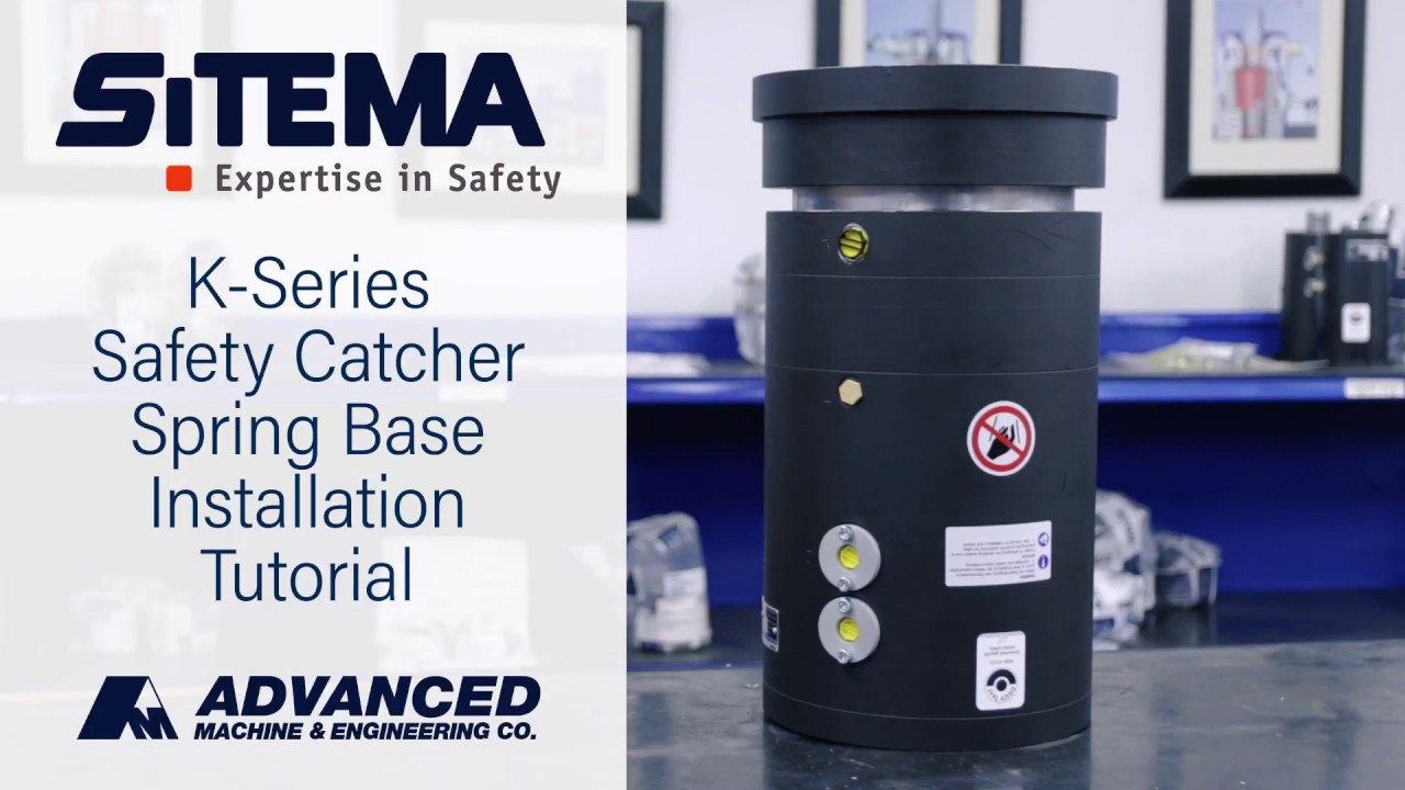 SITEMA K-Series Safety Catcher Spring Base Installation Tutorial
