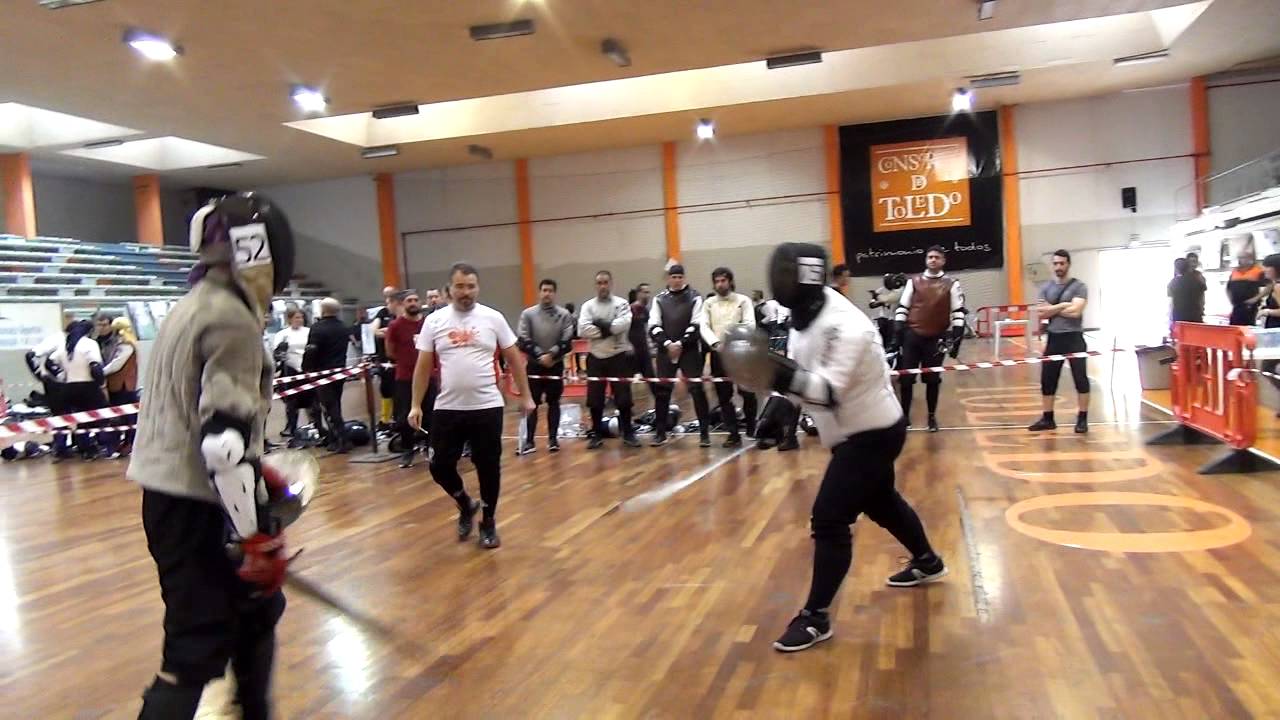 Espada y broquel. Torneo. Toledo 2016.