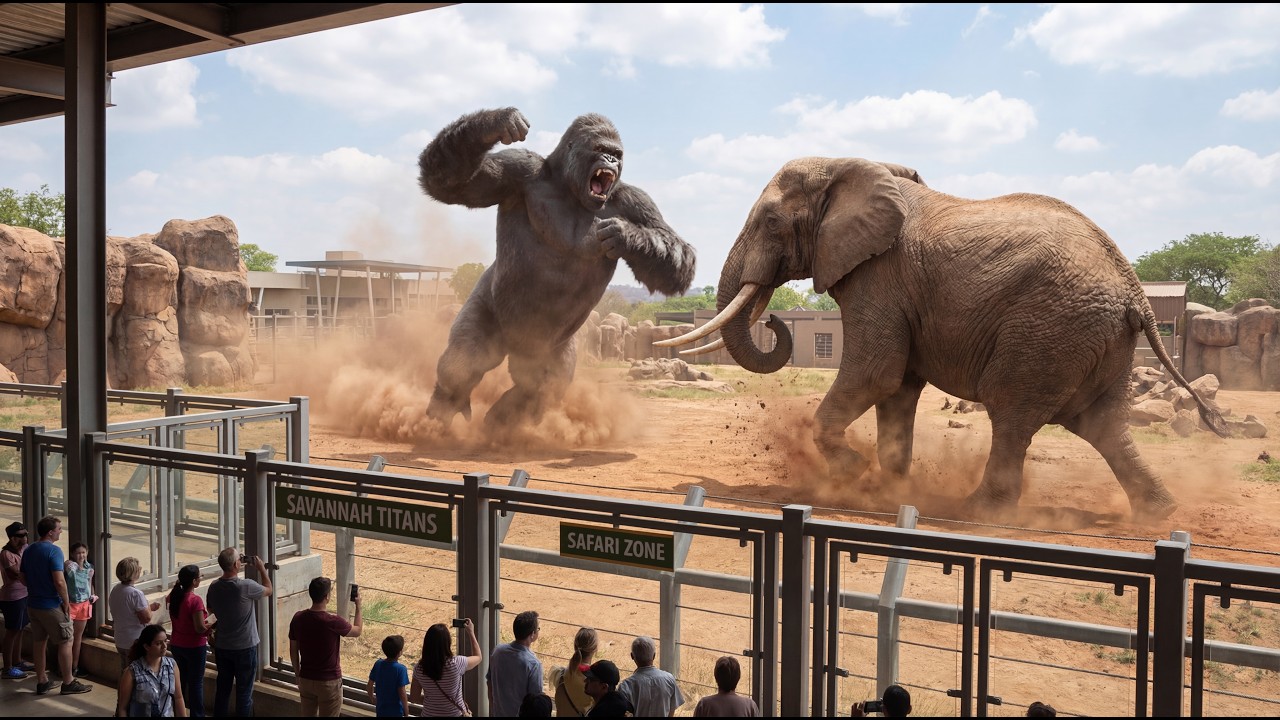 4K Ambience｜AIが甦らせる太古の幻獣の案内 Giant Creature Zoo – Guided Tour Through a Prehistoric Giant Zoo II