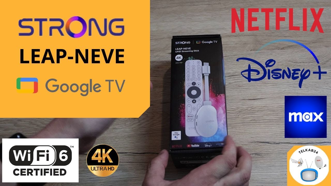 Czy to idealny Stick GoogleTv do podróży?- Test Strong LEAP-NEVE 4K