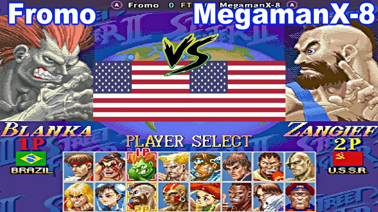 Super Street Fighter II X: Grand Master Challenge - Fromo vs MegamanX-8 FT5
