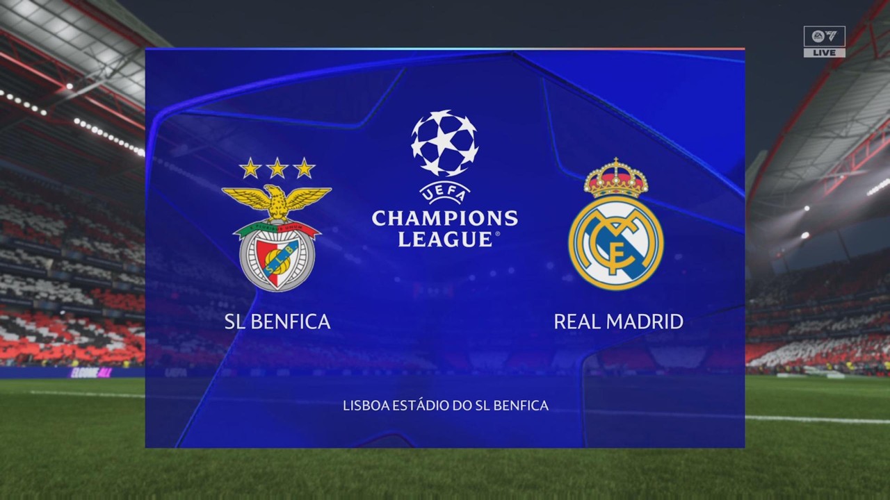 Benfica vs Real Madrid Champions League Play-off 1st Leg 2026 Prediction Full Gameplay [PS5]