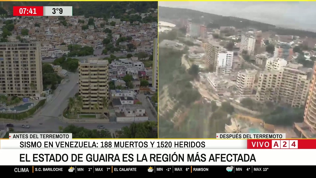 📢 LA GUAIRA: EL ANTES Y EL DESPU&Eacute;S DE LA CAT&Aacute;STROFE S&Iacute;SMICA EN VENEZUELA