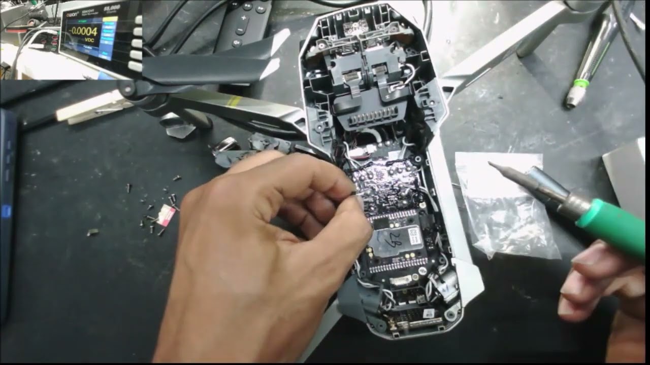 DJI Mavic Pro Drone rear arm replacement