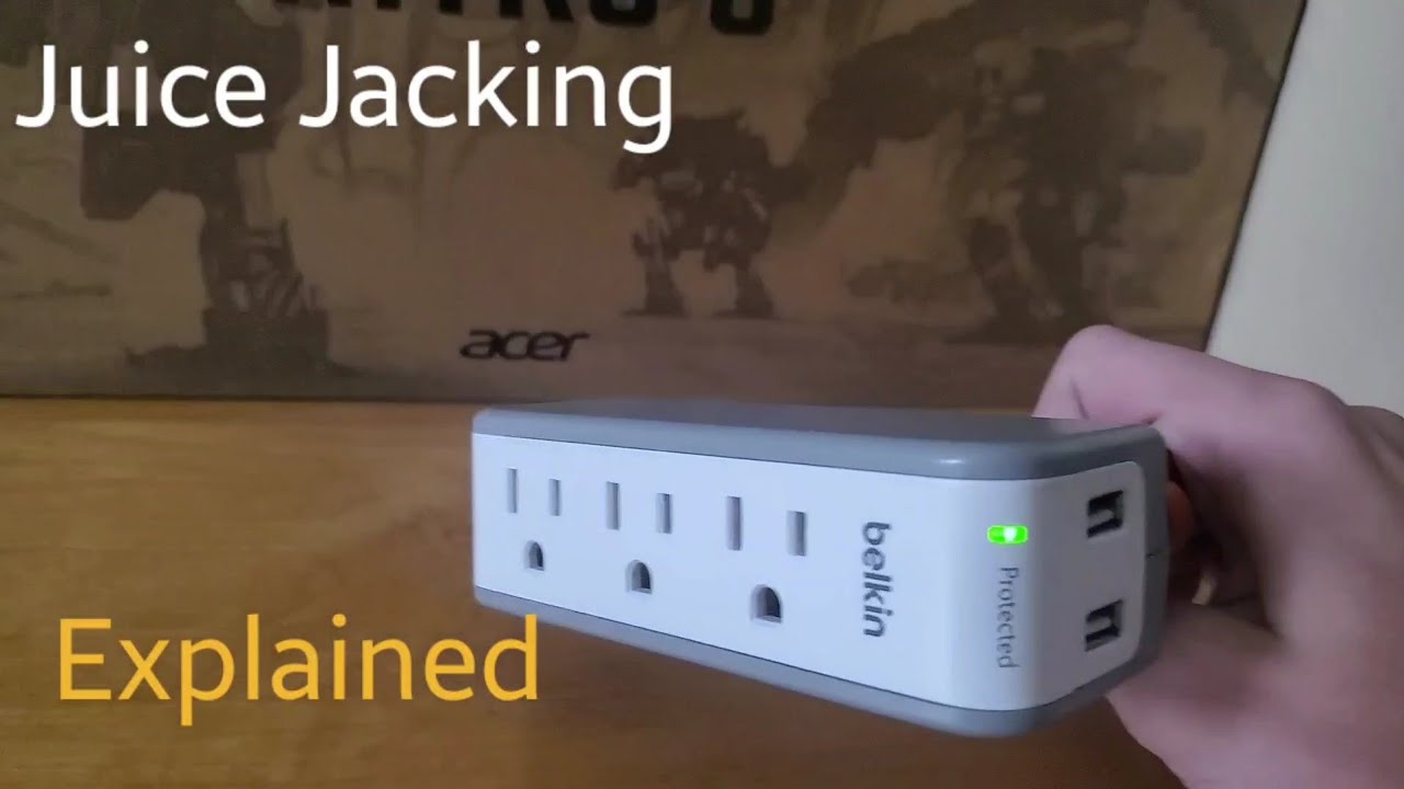Juice Jacking Explained - How hackers can steal your data while charging (feat. Luna Computers)