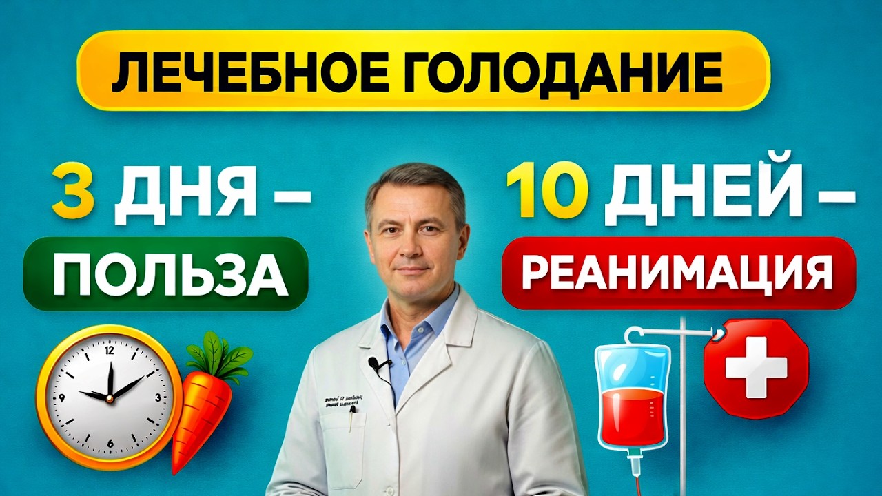 Лечебное голодание: МОЩНОЕ ИСЦЕЛЕНИЕ или прямой ПУТЬ В РЕАНИМАЦИЮ?