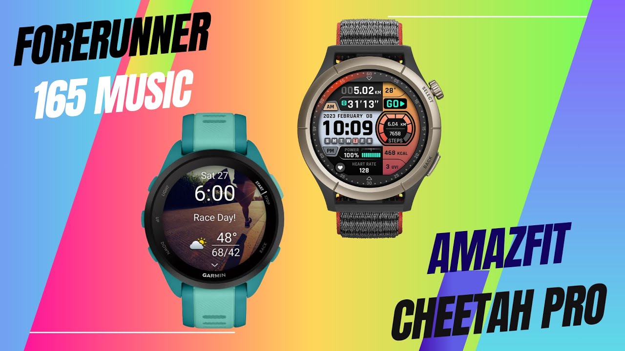 Forerunner 165 Music Vs Amazfit  Cheetah Pro