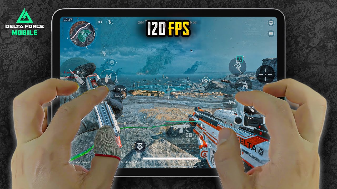 Delta Force Mobile (120FPS) iPad Pro M2 HANDCAM 🔥 HD + 120FPS ❤️ Gameplay / Test / Loadout