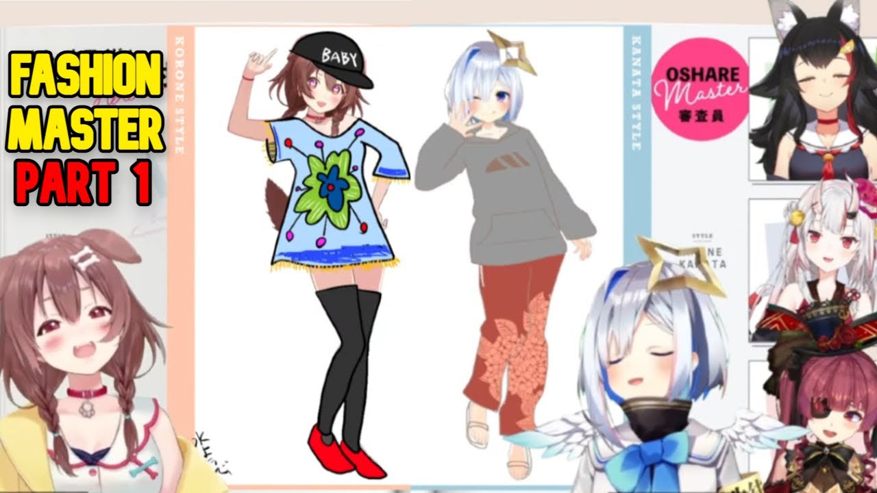 Holo Fashion Master Part 1: The 3 Musketeers of Fashion and the Battle of Monday [En Sub/Hololive]